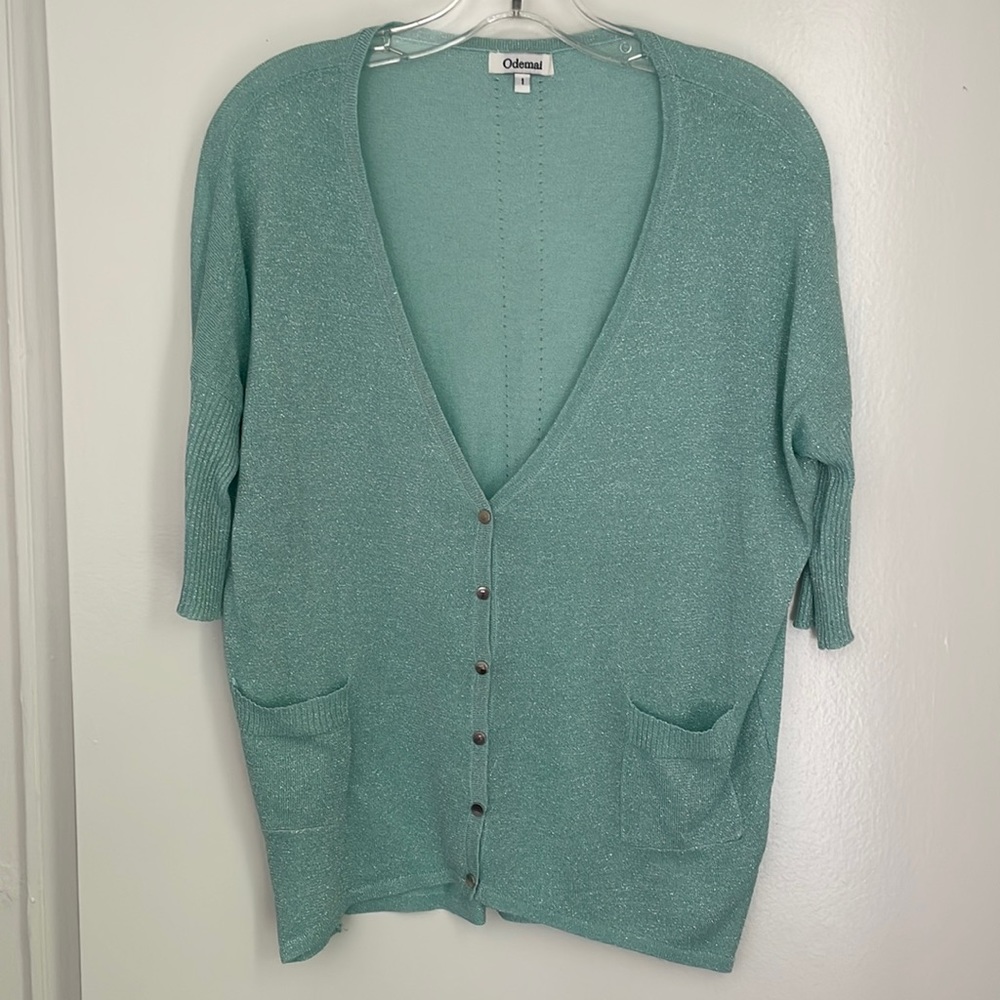 Short sleeve cardigan